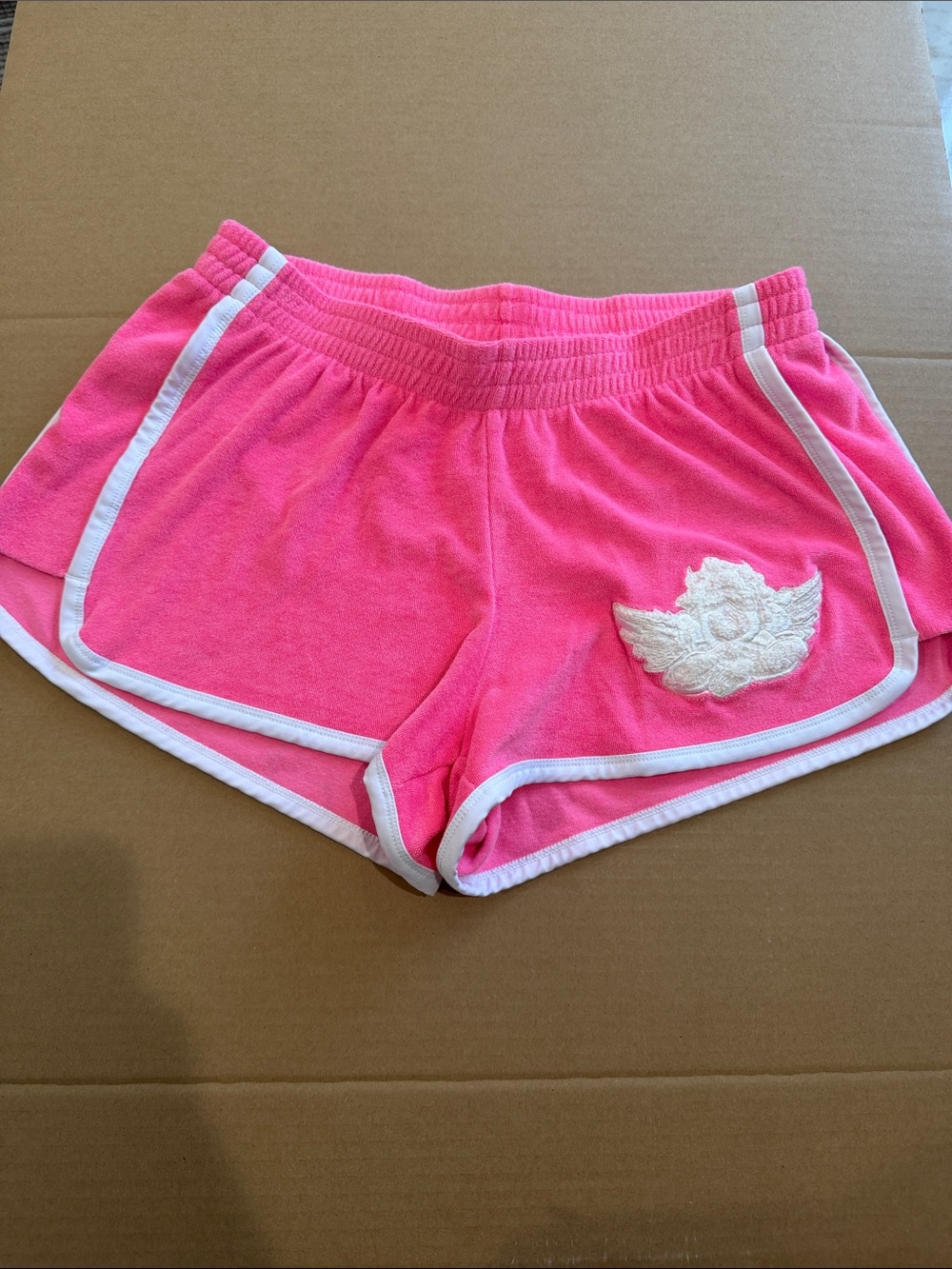Boys Lie cherub university runner short hot pink